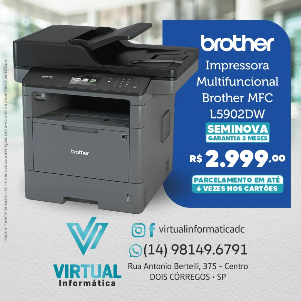 Impressora Brother MFC L5902DW